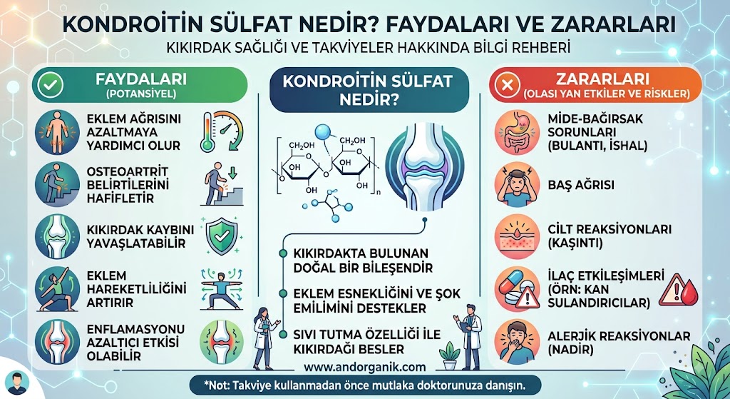 Kondroitin Sülfat Nedir? Faydaları ve Zararları Nelerdir?