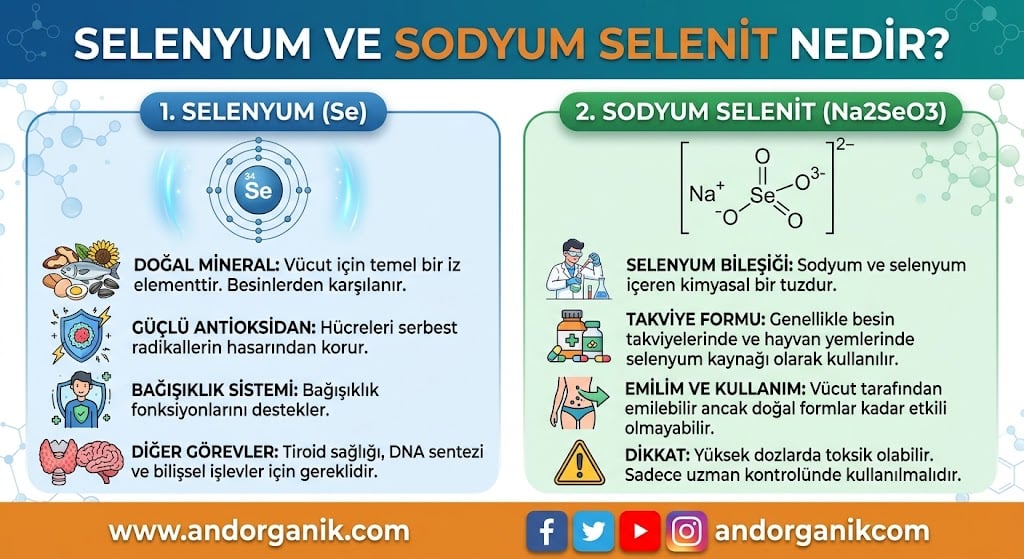 Selenyum ve Sodyum Selenit Nedir?