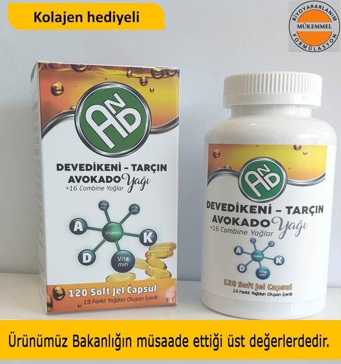 AND karaciğer destek yağ kapsülü